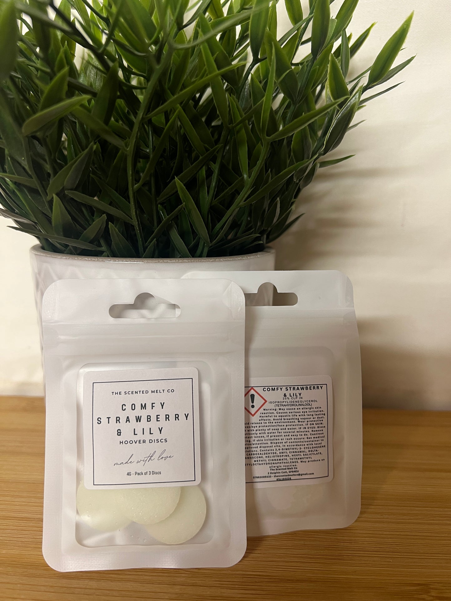 Comfy Strawberry and Lily Hoover Discs