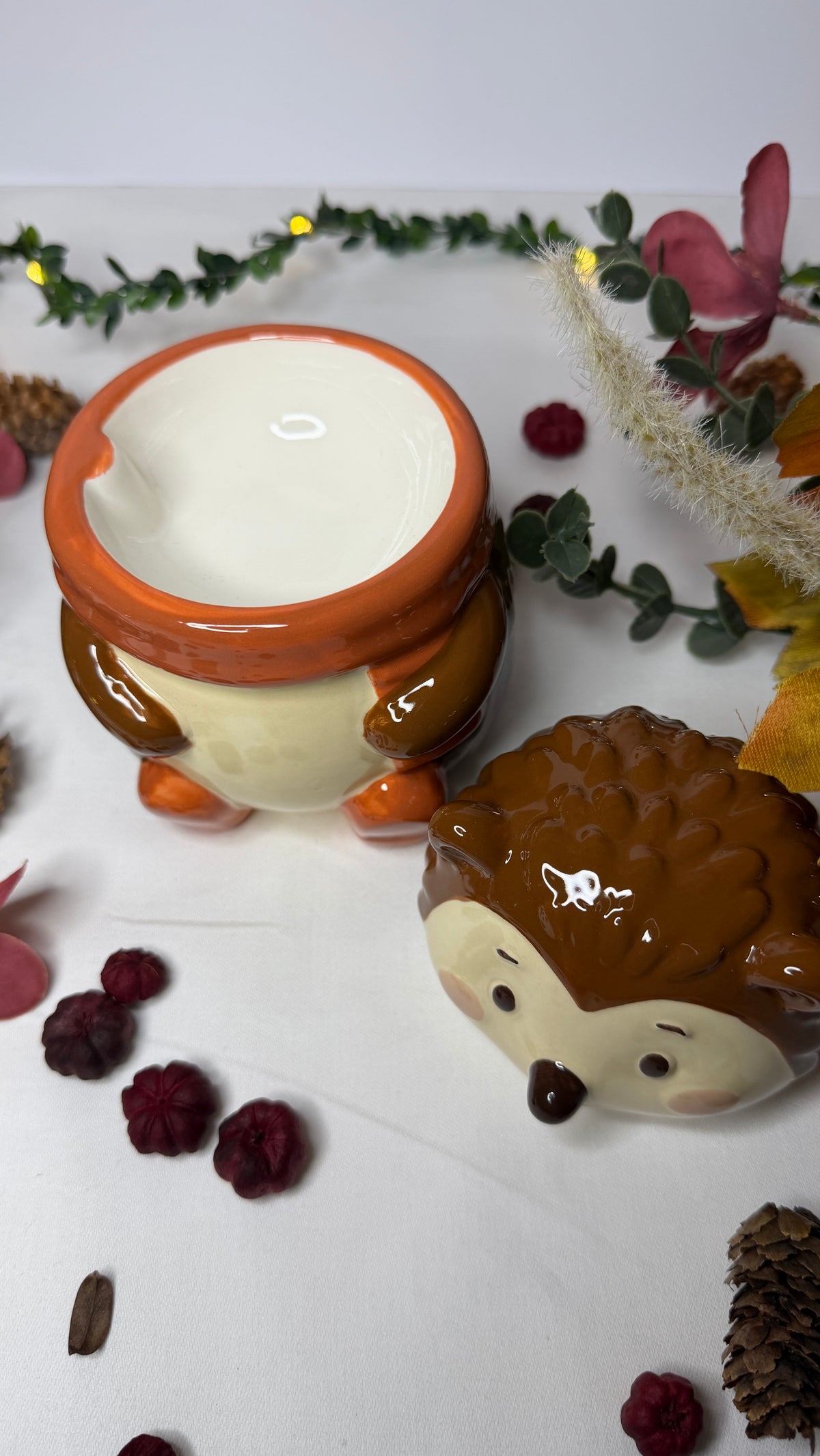 Hazel Hedgehog Ceramic Wax Warmer and Oil Burner