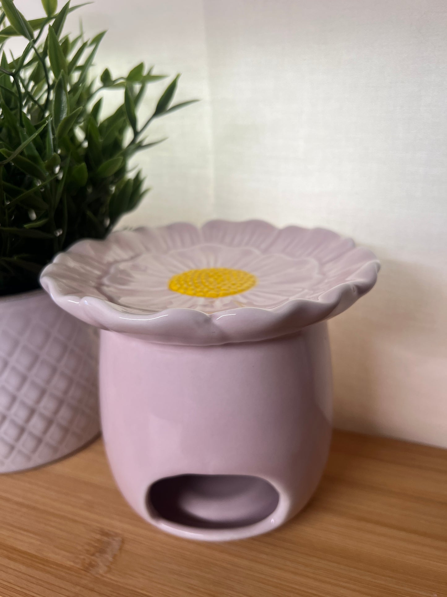 Light Pink Daisy Wax and Oil Burner