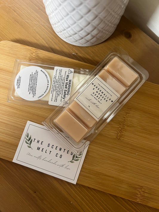 Marshmallow and Manuka Honey Soy Wax Melt