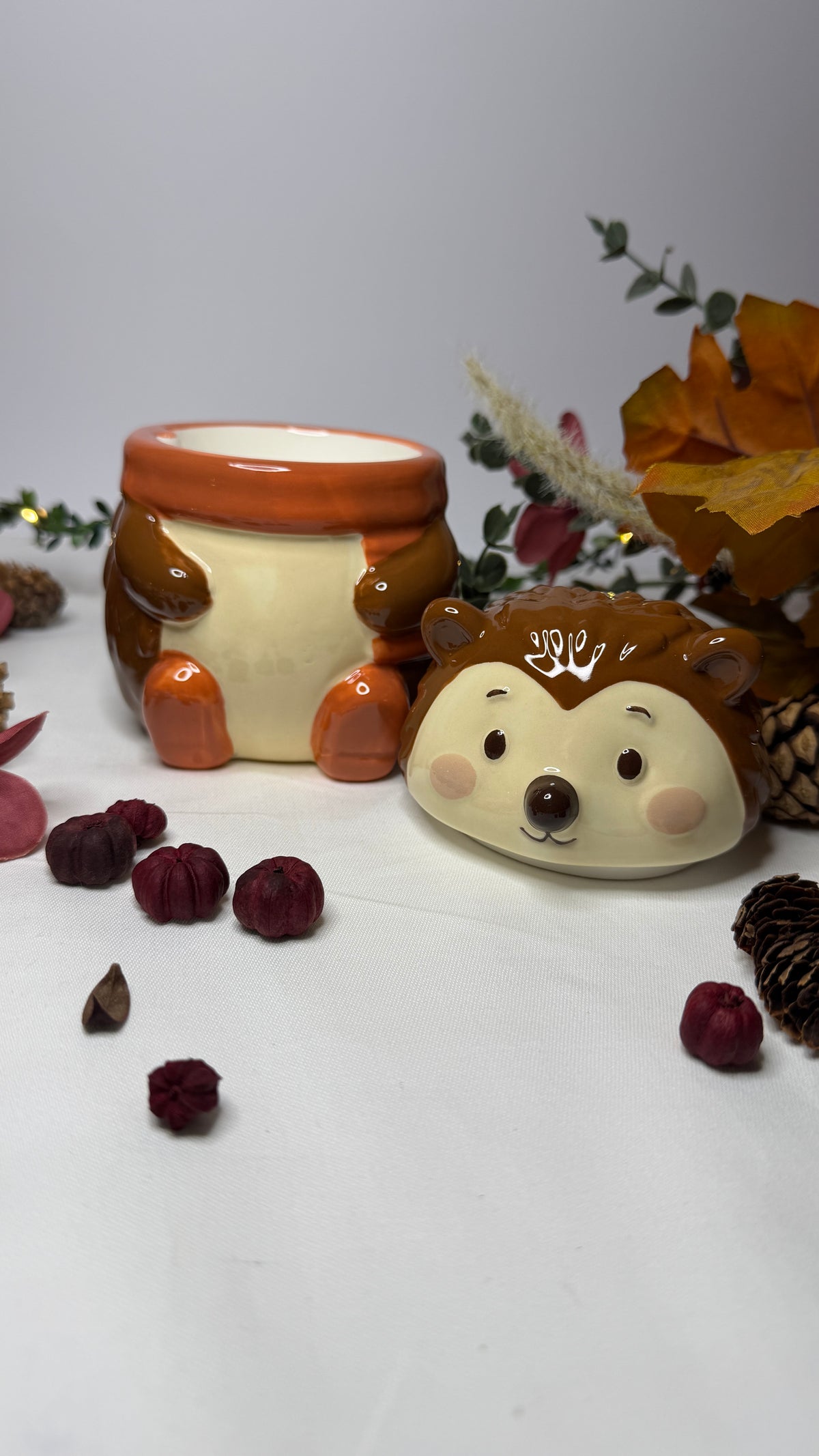 Hazel Hedgehog Ceramic Wax Warmer and Oil Burner