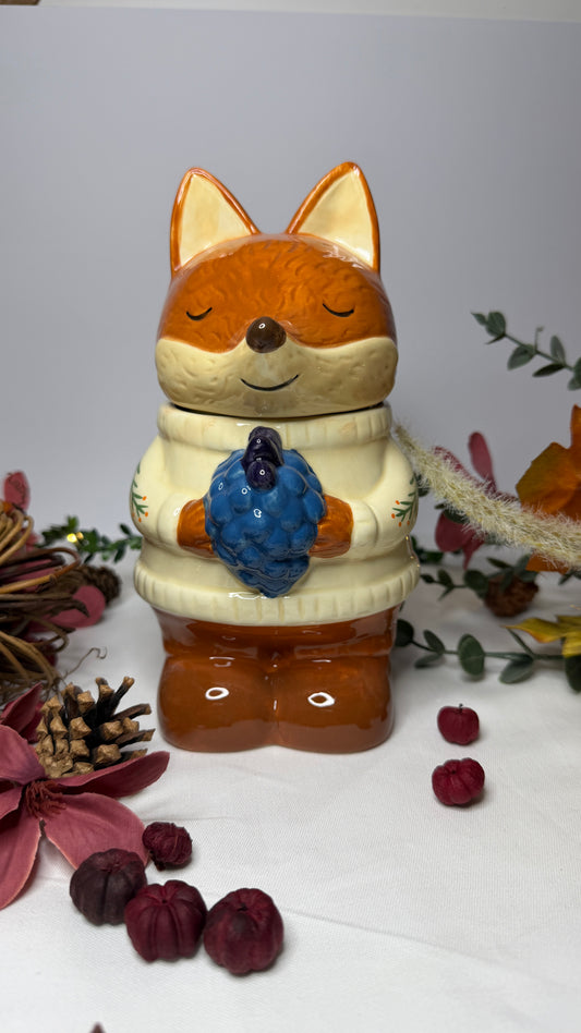 Flynn Fox Ceramic Wax Warmer and Oil Burner