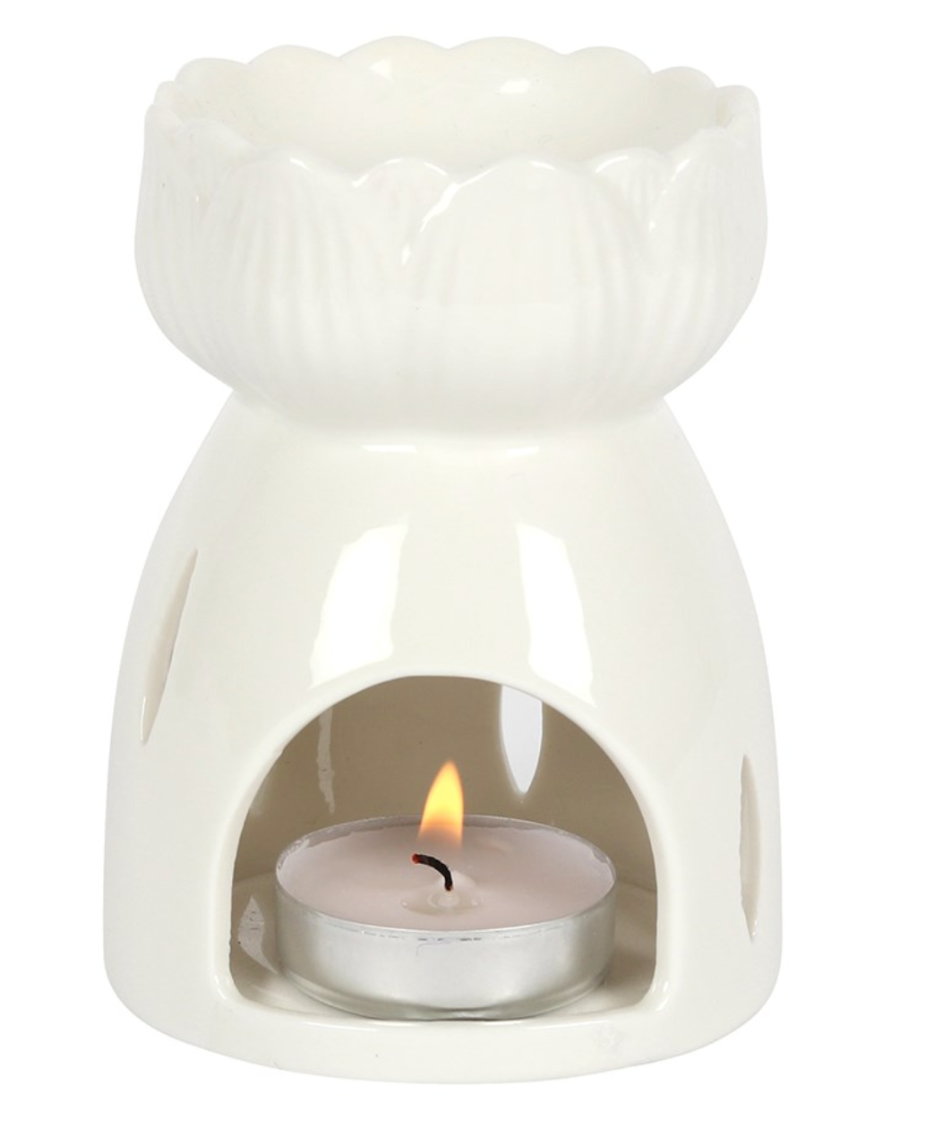 White Lotus Flower Oil & Wax Melt Burner