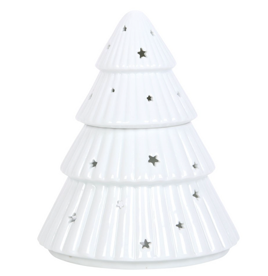 White Christmas Tree Wax/ Oil Burner
