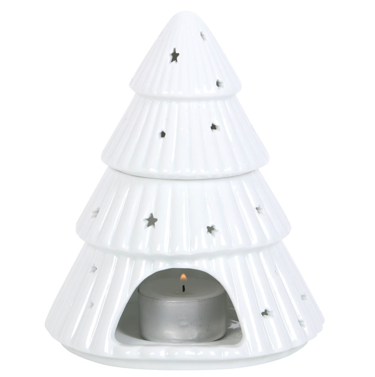 White Christmas Tree Wax/ Oil Burner