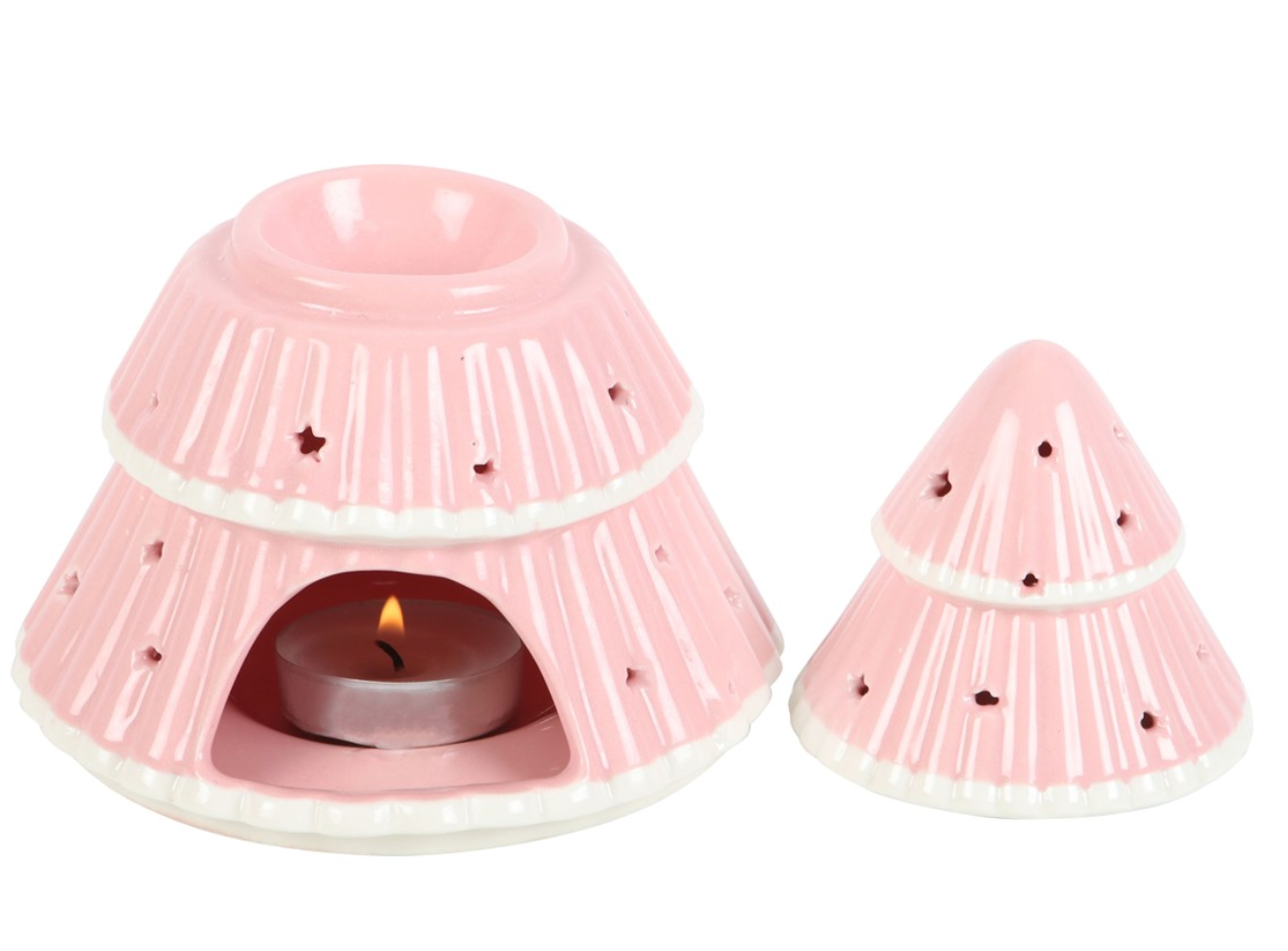 Pink Christmas Tree Wax/ Oil Burner