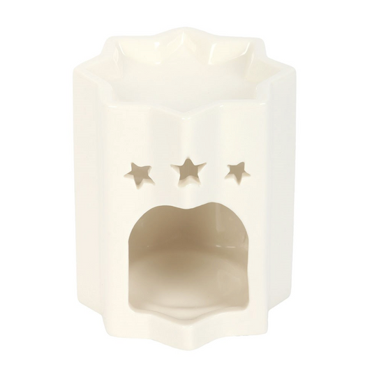 Star Oil and Wax Burner (Blue or White)